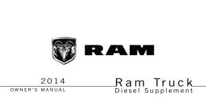 2014 - RAM 1500/2500/3500/4500/5500 Diesel