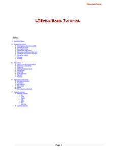 LTSpice Basic Tutorial