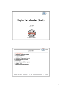 Hspice Introduction (Basic)