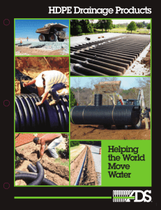 HDPE Drainage Products