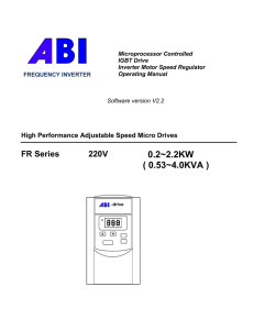 0.2~2.2KW ( 0.53~4.0KVA )