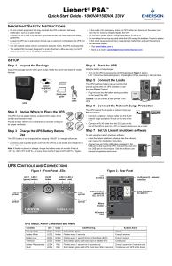 Liebert® PSA - PowerNor AS