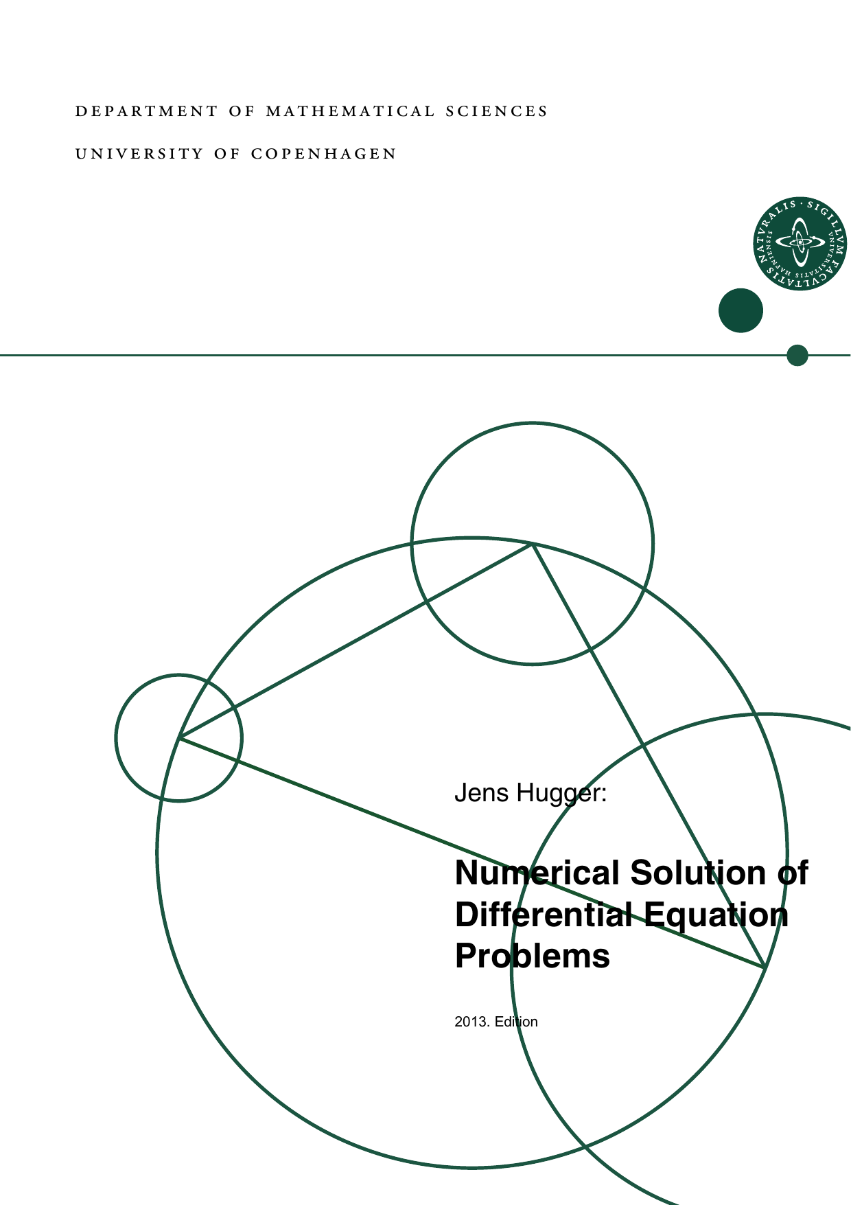 Numerical Solution Of Differential Equation Problems