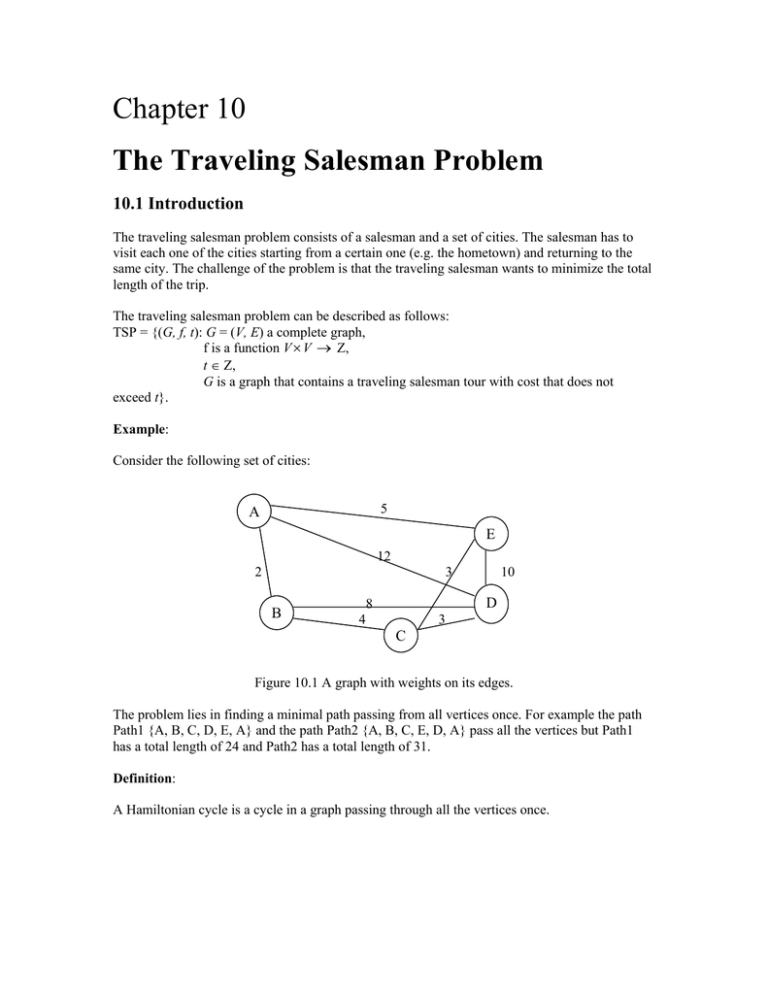 travelling salesman problem big o