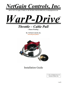 Throttle – Cable Pull