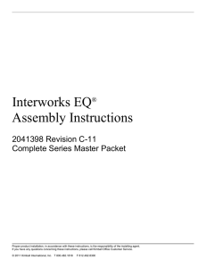 Interworks EQ® Assembly Instructions