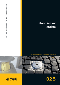 Floor socket outlets - GIFAS