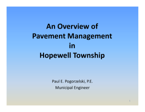 Pavement Maintenance Program Presentation PEP 091315