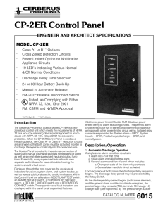 CP-2ER Control Panel - Fire Alarm Resources