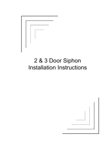 Door Siphon System
