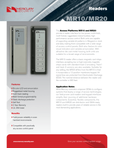 MR10/MR20 - Mercury Security