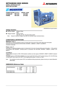 mgs series 560 control panel - Mitsubishi Heavy Industries