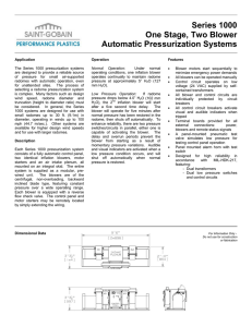 Series 1000 Pressurization System Data Sheet