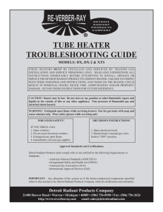 tube heater troubleshooting guide