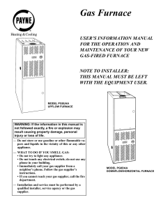 Gas Furnace - Geisel Heating, Air Conditioning and Plumbing