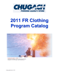 2011 FR Clothing Program Catalog