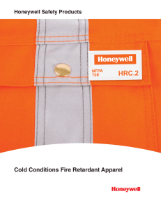 Honeywell Cold Conditions FR Apparel_Brochure