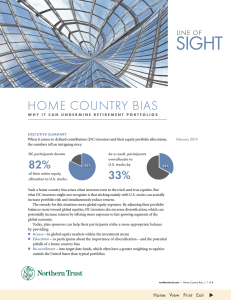 Home Country Bias - Why it can Undermine