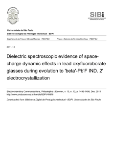 Dielectric spectroscopic evidence of space - BDPI USP