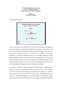 Switched Mode Power Conversion Prof. V. Ramanarayanan Indian