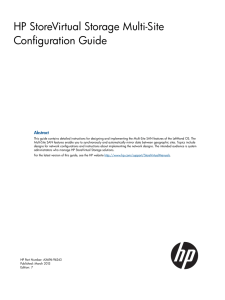 HP StoreVirtual Storage Multi