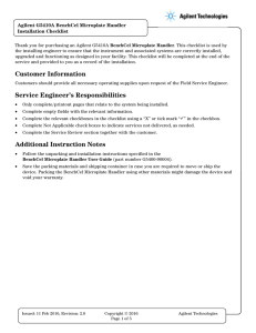 Customer Information Service Engineer`s Responsibilities Additional