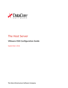 VMware ESXi Configuration Guide