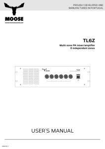 User Manual - Moose Sound