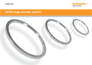 Installation guide: RESR angle encoder system