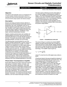 AN135 : Sensor Circuits and Digitally Controlled