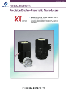 Precision Electro-Pneumatic Transducers RT Series