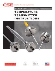 Temperature Transmitter Instructions