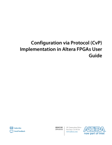 (CvP) Implementation in Altera FPGAs User Guide