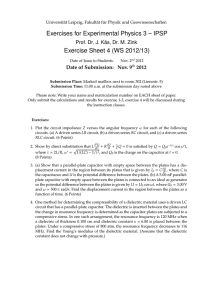 Exercises for Experimental Physics 3 – IPSP