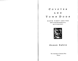 Zakin – Coyotes and Town Dogs 1-101