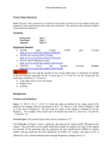 Finite State Machine - ECE Users Pages