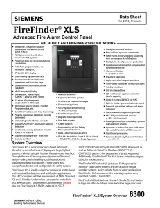 6300: FireFinder XLS (fire) - Center