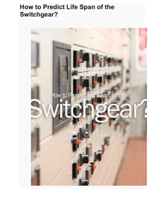 How to Predict Life Span of the Switchgear?