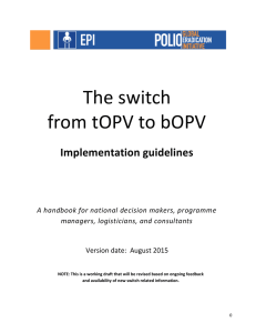 Switch Implementation Guidelines
