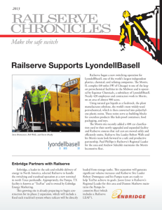 Railserve Supports LyondellBasell