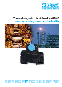 Thermal-magnetic circuit breaker 4220