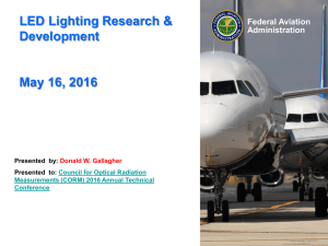 Federal Aviation Administration Lighting Research and Development