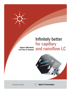 Agilent 1260 Infinity Low-flow LC Systems