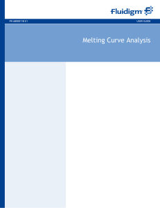 Melting Curve Analysis (MCA)