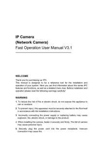 P Camera user Manual