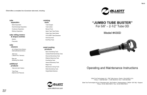 jumbo tube buster - Elliott Tool Technologies