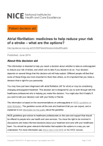 medicines to help reduce your risk of a stroke – what are the