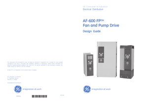 AF-600 FP Design Guide - GE Industrial Solutions