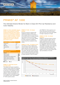 PRIMIS® AF 1000 - Wacker Chemie AG