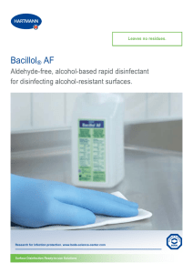 Product Information: Bacillol® AF - Products